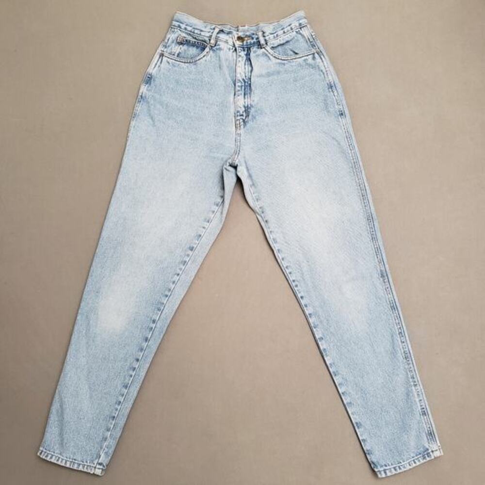 Vintage RIO High Rise Mom Jeans Women's Size 7 Light‎ Blue Wash Denim